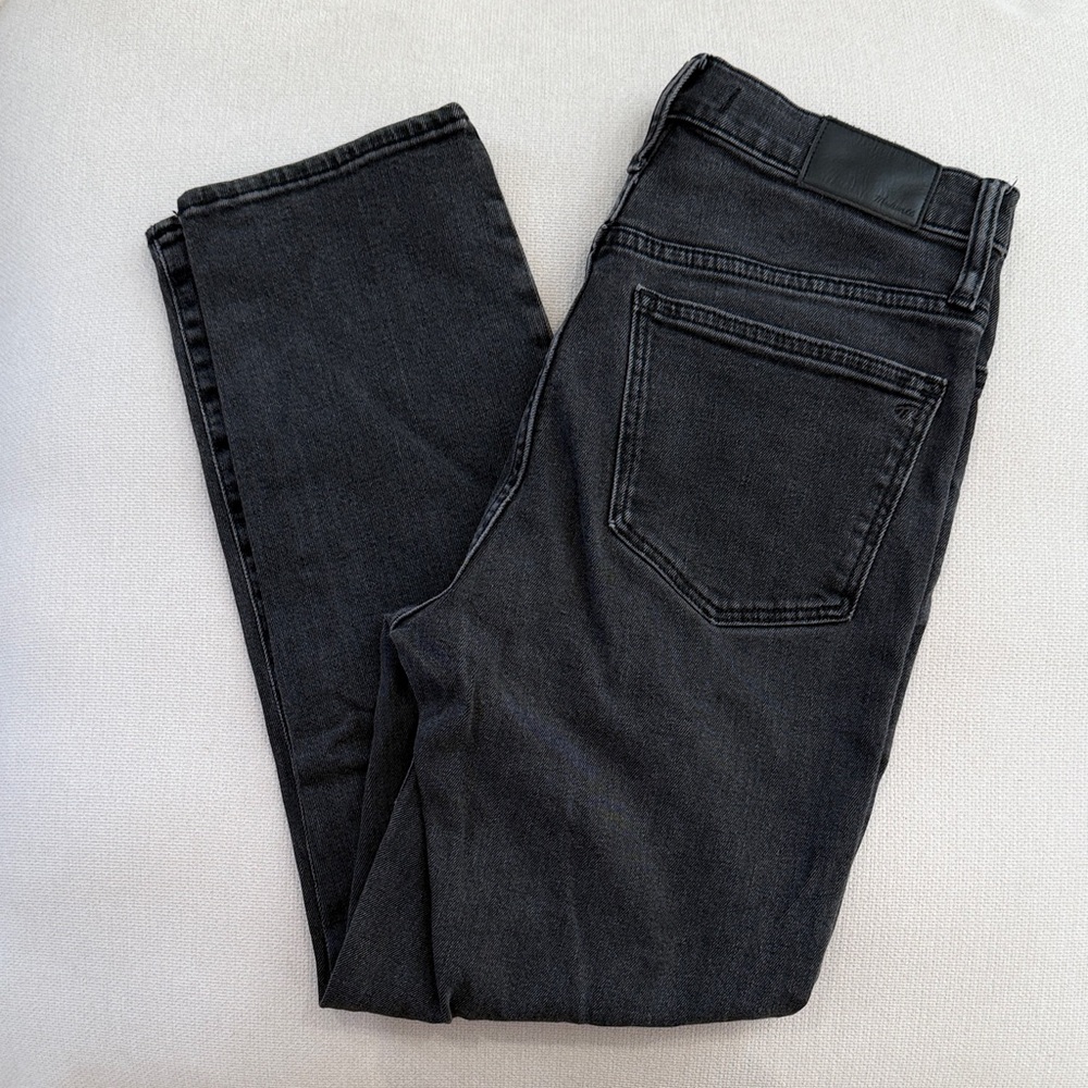 Madewell Classic Straight Black Jeans